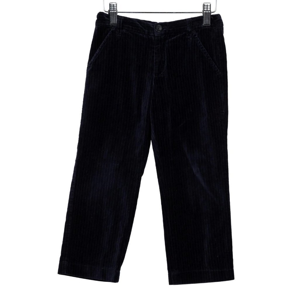 Armani Junior Boys' Pinstripe Velvet Pants Size: 4T